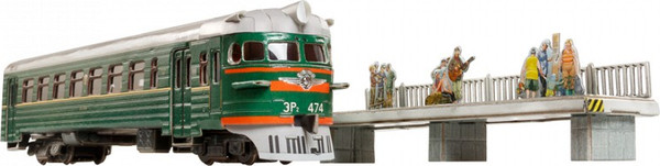 Изображение товара Сборная модель Умная бумага Головной вагон электропоезда ЭР-2 / 4627081557924