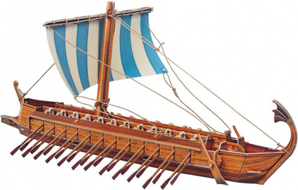 Изображение товара Конструктор Умная бумага Греческая бирема / 4627081553957