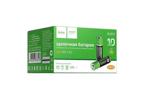 Изображение товара Комплект батареек Hoco LR6/2S (30шт)