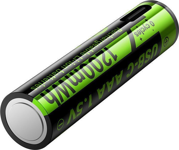 Изображение товара Комплект аккумуляторов Hoco JA4 AAA 1200mWh/1.5V + кабель Type-C-Type-C (2шт)