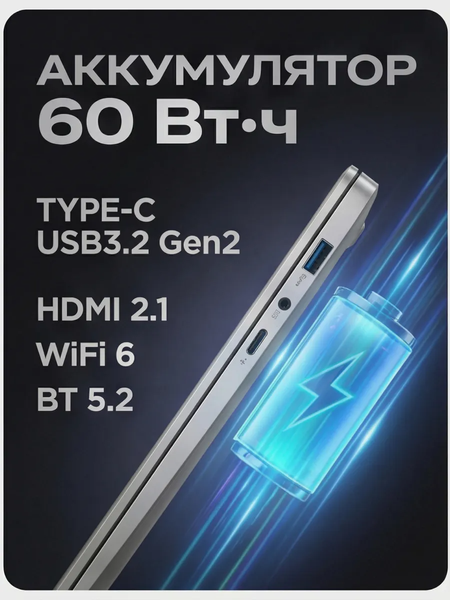 Изображение товара Ноутбук Ninkear S14 / S14-Ryzen57535-16/1