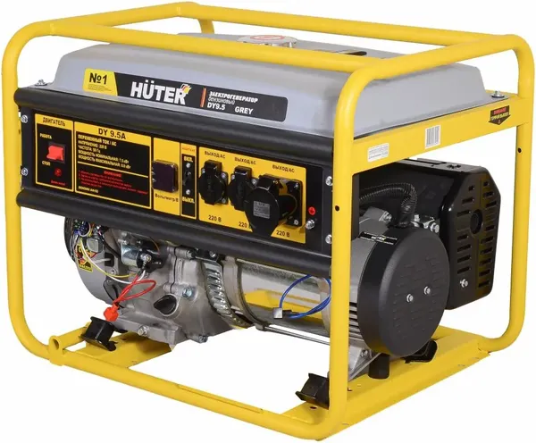 Изображение товара Бензиновый генератор Huter DY 9.5A Grey (64/1/148)