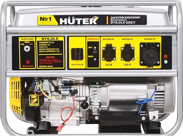 Изображение товара Бензиновый генератор Huter DY8.0LX (64/1/147)