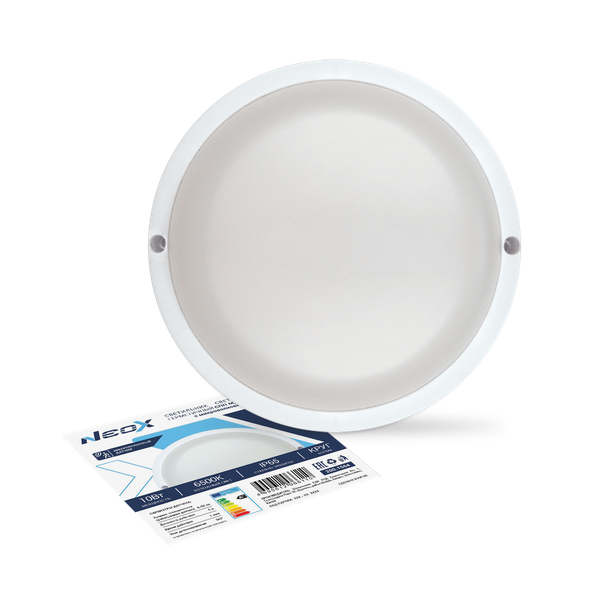 Изображение товара Светильник ЖКХ Neox СПП МД-1065-КРУГ 10Вт 6500К 900Лм / 4690612066110