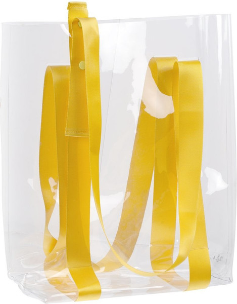 Изображение товара Сумка-шоппер УРСУС Clear Fest / ГФ15365.80 (прозрачный с желтыми ручками)