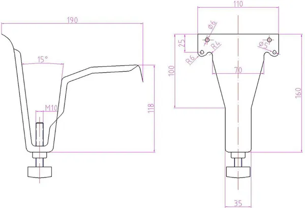 Изображение товара Ванна стальная Lauter Brio Star 170 / 21S1701 + сифон 21Y11010 (с ножками, с ручками)