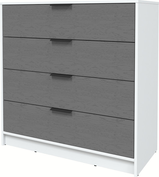 Изображение товара Комод Interline Концепт КТ-К100 Глосс (белый платинум/дуб серый)
