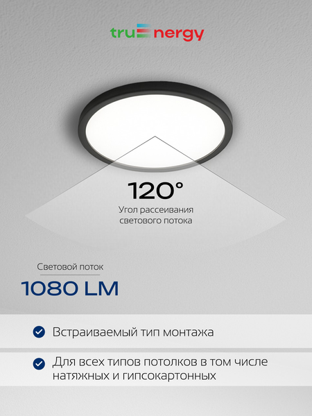 Изображение товара Точечный светильник Truenergy 10726