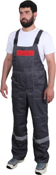 Изображение товара Комплект рабочей одежды Sardoba Tekstil Легион ТТ (р.64-66, 170-176, серый/красный)