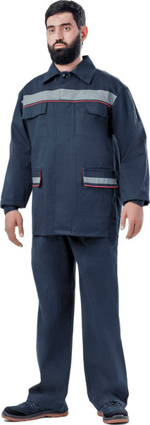 Изображение товара Комплект рабочей одежды Sardoba Tekstil Профессионал ТТ (р.60-62, 170-176, темно-синий)