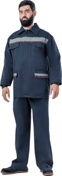 Изображение товара Комплект рабочей одежды Sardoba Tekstil Профессионал ТТ (р.48-50, 158-164, темно-синий)