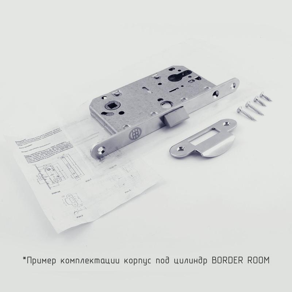 Изображение товара Корпус врезного замка Border Room 16652 (хром)