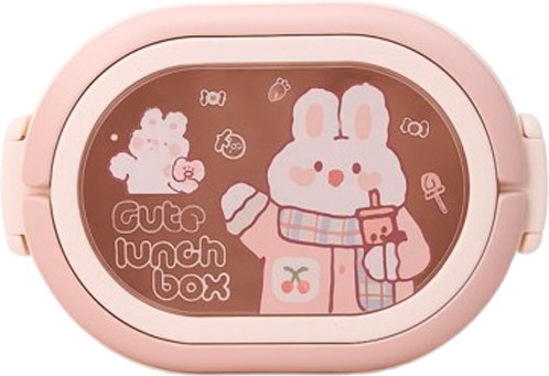Изображение товара Ланч-бокс ILikeGift Cute bunny / 6448 (pink)