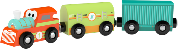 Изображение товара Поезд игрушечный Hape Веселый поезд / 845427_HPJ