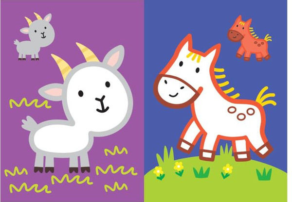 Изображение товара Раскраска Эксмо С цветным контуром. Ежик, мягкая обложка