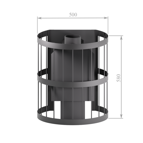 Изображение товара Печь-каменка Kronos Сила Огня 12 В221