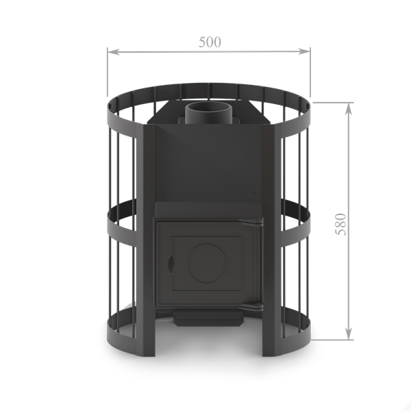 Изображение товара Печь-каменка Kronos Сила Огня 12 В121