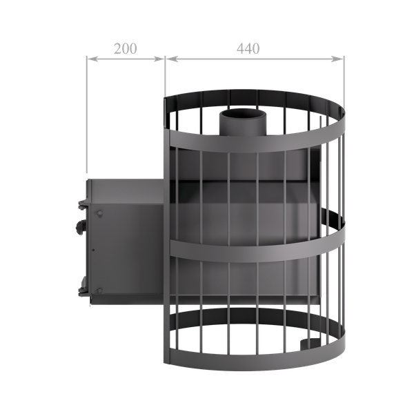 Изображение товара Печь-каменка Kronos Сила Огня 12 В121