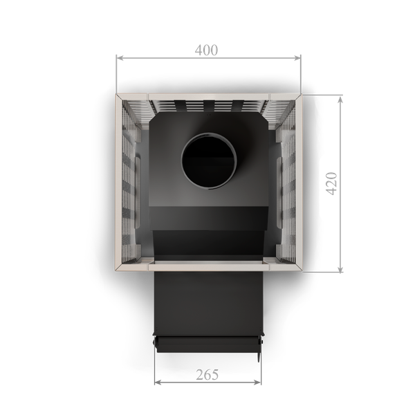 Изображение товара Печь-каменка Kronos Сила Огня В02 (с удлиненной топкой)