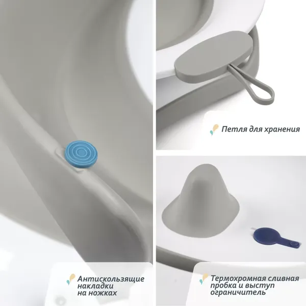 Изображение товара Ванночка детская Kidwick KW970400 (серый)