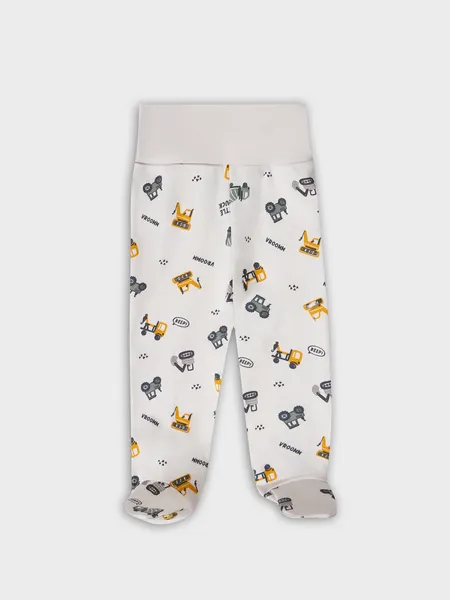 Изображение товара Набор ползунков Mark Formelle 85117-3 (р.80-52, морской/машинки на бисквите/тракторы на белом песке)