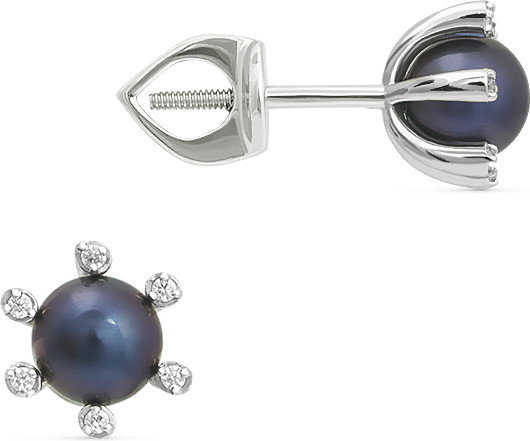 Изображение товара Серьги из белого золота Кристалл CH39100226773