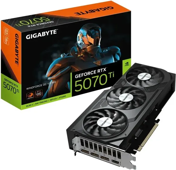 Изображение товара Видеокарта Gigabyte RTX 5070 Ti Windworce OC V2 16G (GV-N507TWF3OCV2-16GD)