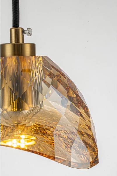 Изображение товара Потолочный светильник Belfast D33331-1 GL CA (янтарный)