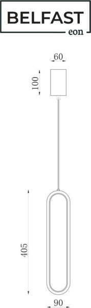 Изображение товара Потолочный светильник Belfast Nevis 86227-1W-41 BR (латунь)