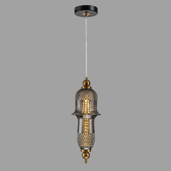 Изображение товара Потолочный светильник Belfast Herbison A1953 A A3 GR GL (золотой/стекло/серый)