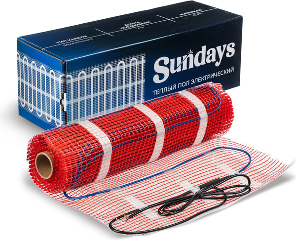 Изображение товара Теплый пол электрический Sundays 375Вт (2.5м2)