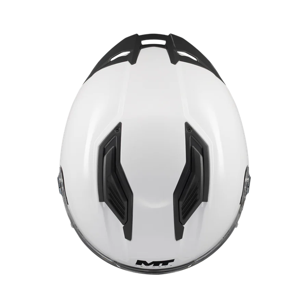 Изображение товара Мотошлем MT Helmets Stinger 2 Puree (M, белый/жемчужный глянец)