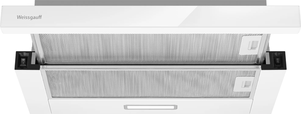 Изображение товара Вытяжка телескопическая Weissgauff TEL 600 2M (White Glass)