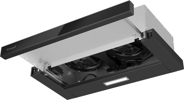 Изображение товара Вытяжка телескопическая Weissgauff TEL 600 2M (Black Glass)