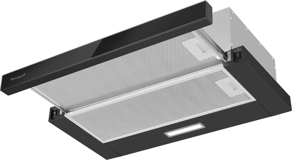 Изображение товара Вытяжка телескопическая Weissgauff TEL 600 2M (Black Glass)