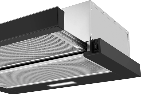 Изображение товара Вытяжка телескопическая Weissgauff TEL 600 2M (Black Glass)