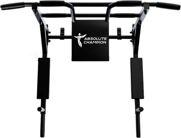 Изображение товара Турник-брусья Absolute Champion 3 в 1 Центрл Спорт Мультихват NEW / АЧ14031 (черный с черными ручками)
