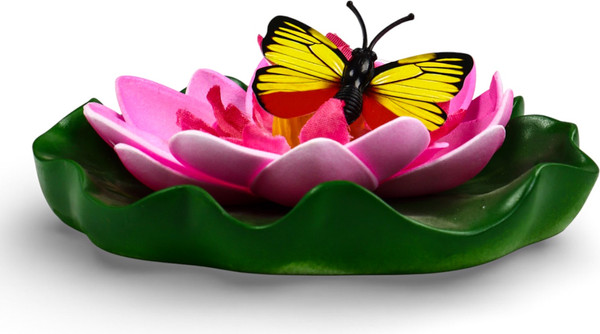 Изображение товара Фигурка для сада GREENGO Лотос с бабочкой / 10919492
