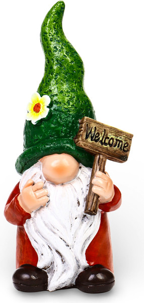 Изображение товара Фигурка для сада GREENGO Гном Welcome / 10919484