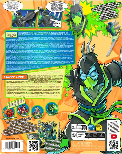Изображение товара Игровой набор MGA Ninjombie. Сворд Лорд со слаймом / 68757