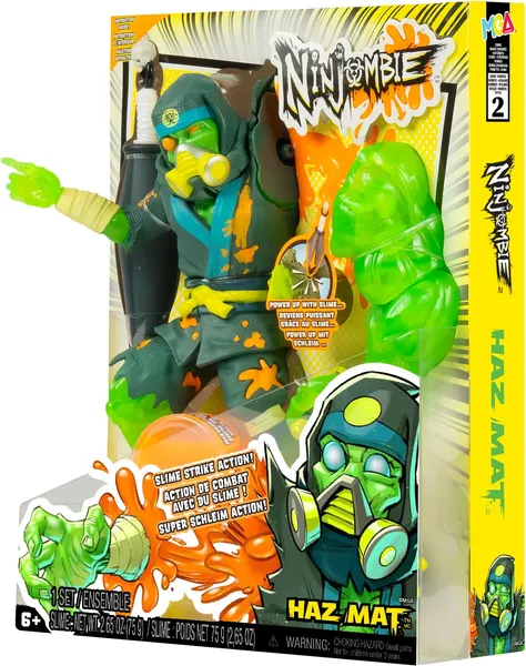 Изображение товара Игровой набор MGA Ninjombie. Хаз Мат со слаймом / 68758