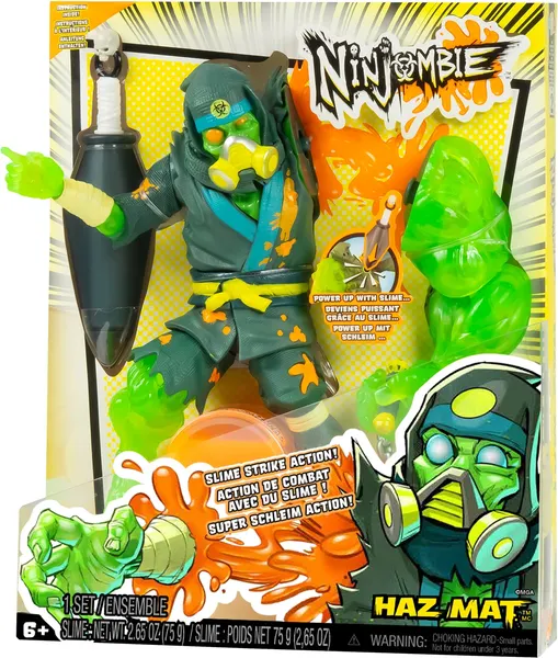 Изображение товара Игровой набор MGA Ninjombie. Хаз Мат со слаймом / 68758