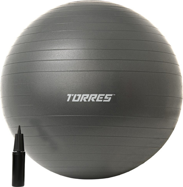 Изображение товара Фитбол гладкий Torres FB122575 (серый)
