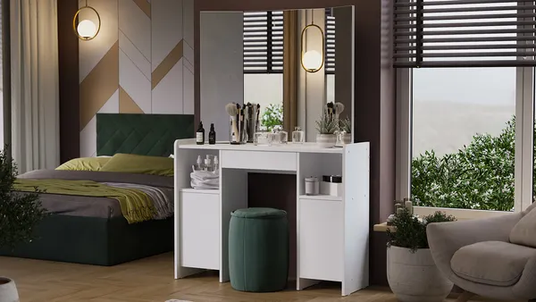 Изображение товара Туалетный столик ТриЯ Дарси Тип 2 (белый)