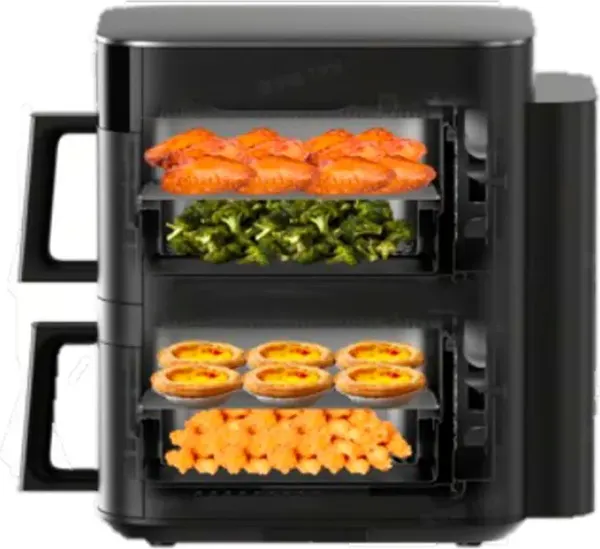 Изображение товара Аэрогриль Xiaomi Smart Double Stack Air Fryer 12L / BHR0883EU (черный)