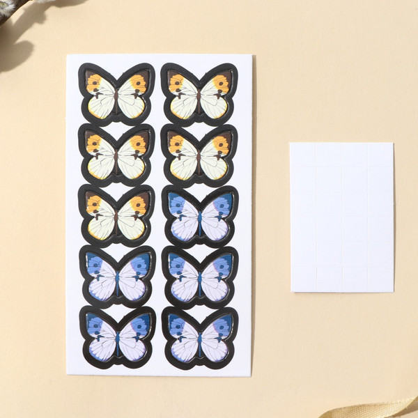 Изображение товара Набор элементов для декорирования Sima-Land Для украшения пасхальных яиц Цыплята в цветах / 5385333