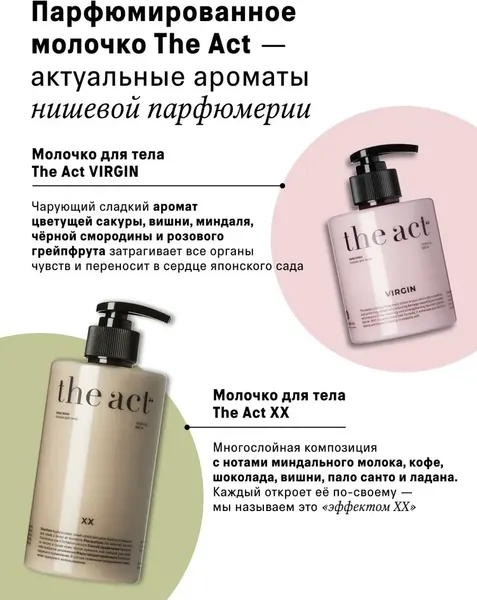 Изображение товара Набор косметики для волос The Act Virgin Лосьон + Масло