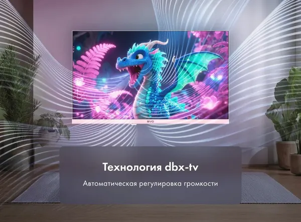 Изображение товара Телевизор Evo TV 32" (розовый)