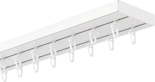 Изображение товара Карниз для штор Эскар Эконом 2-рядный / 280008300 (300см, белый)