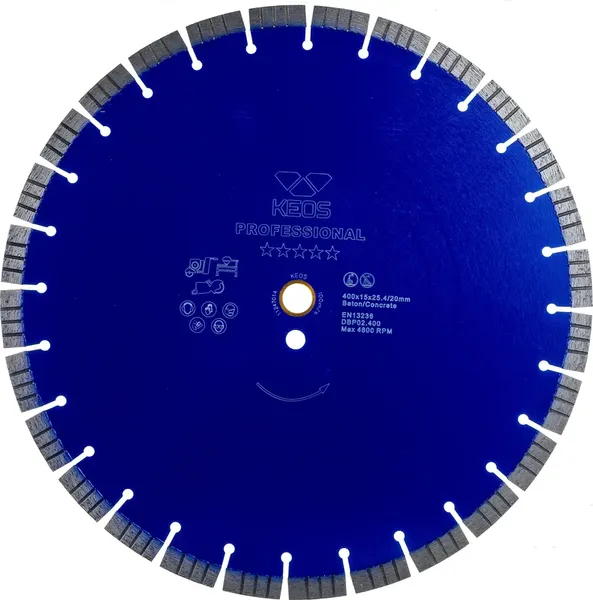 Изображение товара Отрезной диск алмазный KEOS Professional 400мм / DBP02.400
